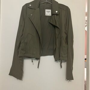 Abercrombie & Fitch Women's Khaki Utility Jacket